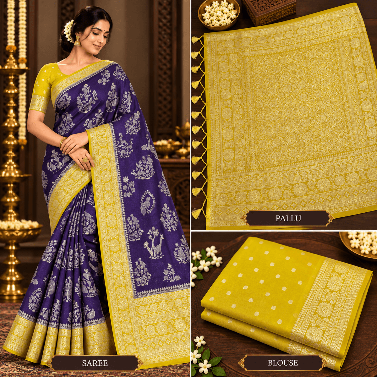 Banarasi pure georgette saree